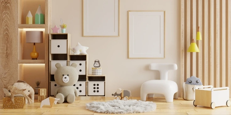 Minimalistisch leben mit kindern – weniger besitzen, mehr leben 6 Minimalistisches kinderzimmer mit holzspielzeug und neutralen farben