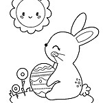 Ostern mit den kindern 1 Ausmalbild ostern