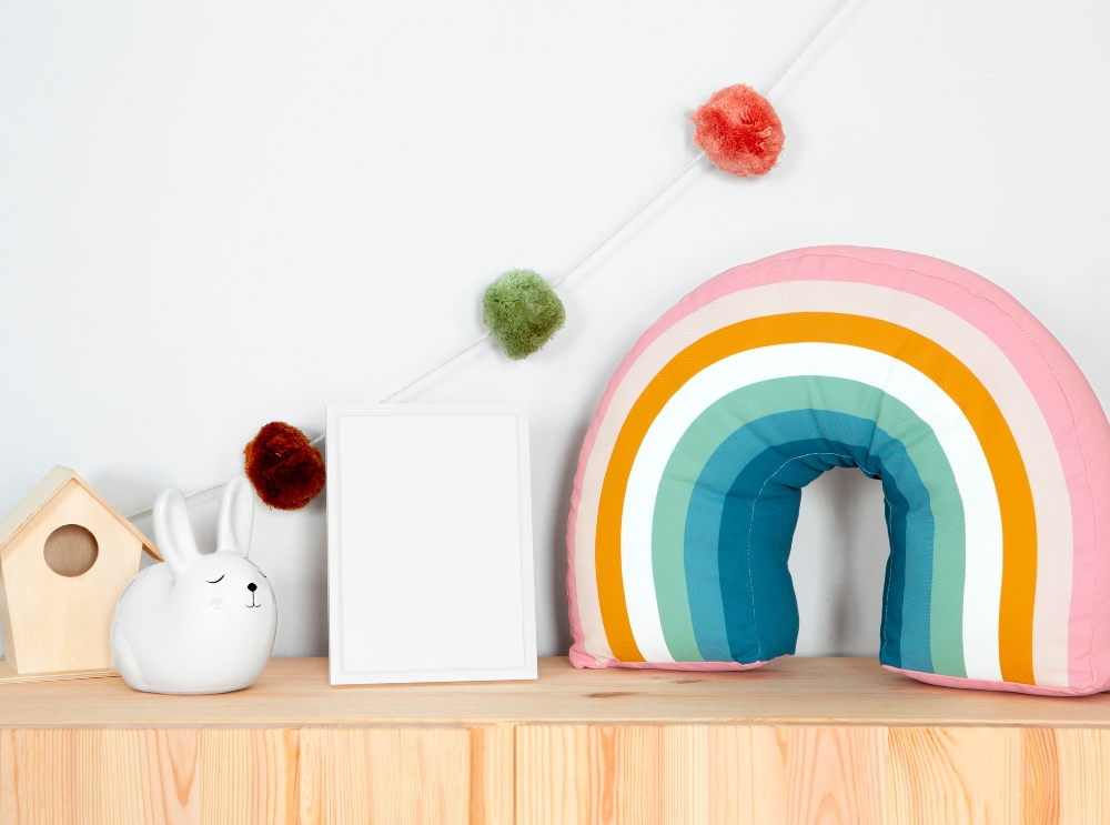 Kinderzimmer wandgestaltung vorher-nachher mit wandstickern