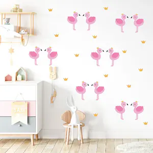 Flamingo Wandsticker im Kinderzimmer