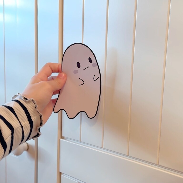 Gespenster Wandsticker im Kinderzimmer