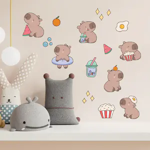 Capybara Wandsticker im Kinderzimmer