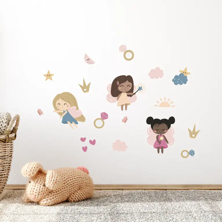 Magische Feen Wandsticker Kundenfoto an der Wand