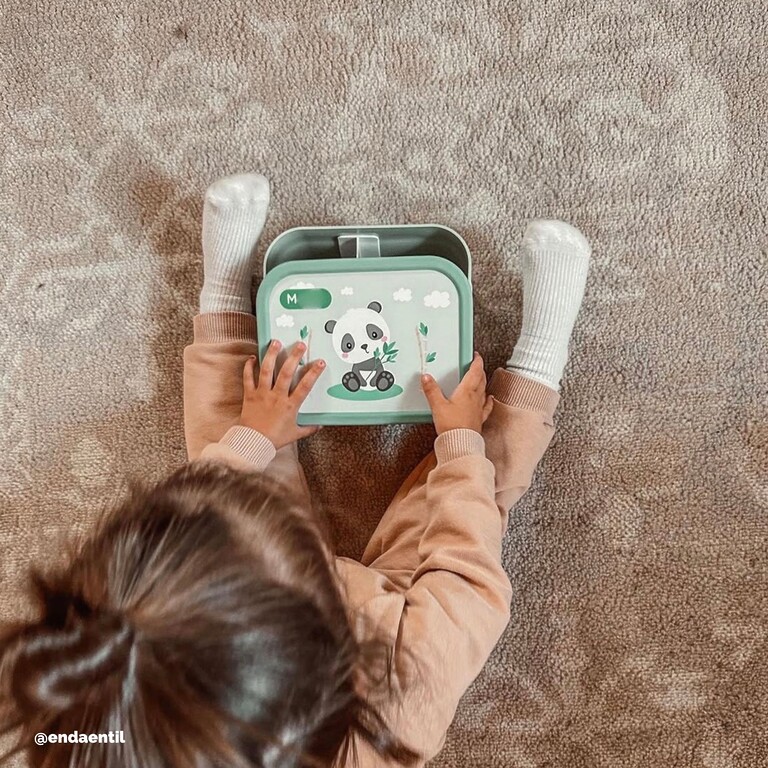 Brotdose und Kinderflasche Set mit Namen