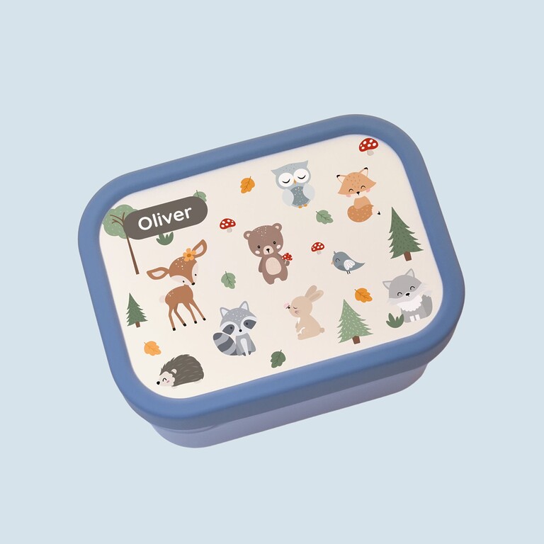 Brotdose mit Waldtieren