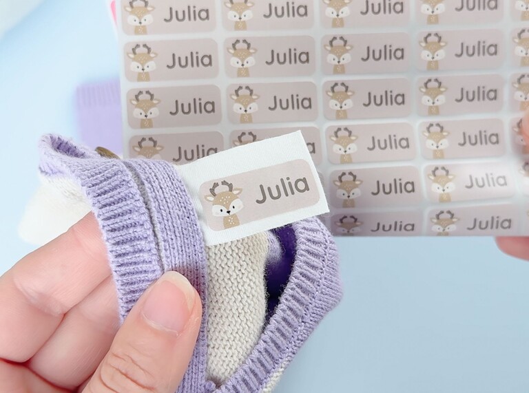 Warum Namensaufkleber verwenden