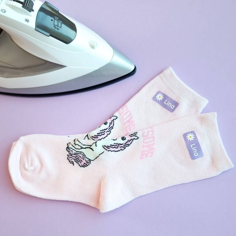 Bügeletiketten personalisiert Lina