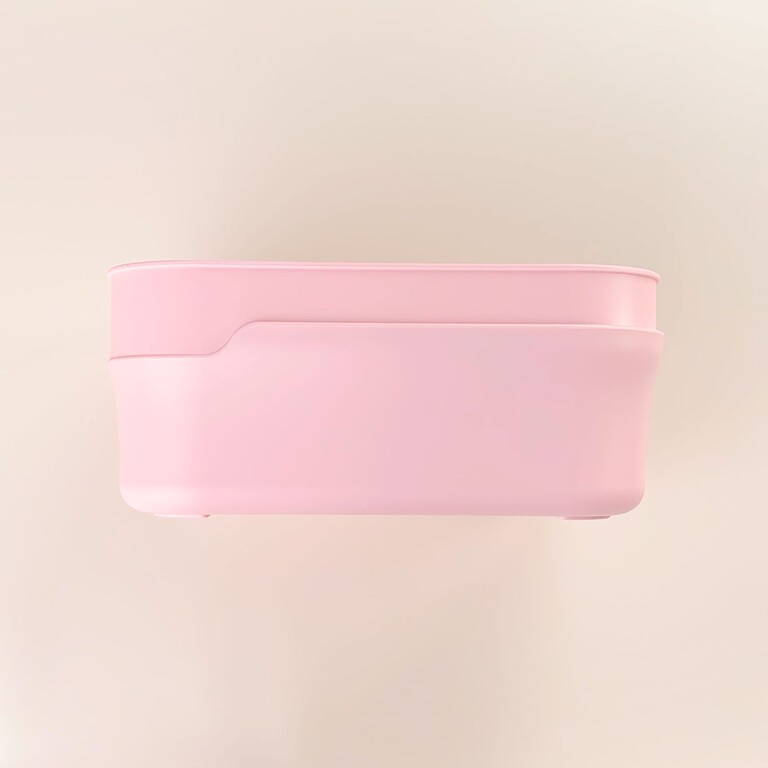 Boden für Brotdose, rosa, Seitenansicht